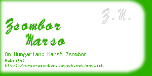 zsombor marso business card