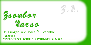 zsombor marso business card